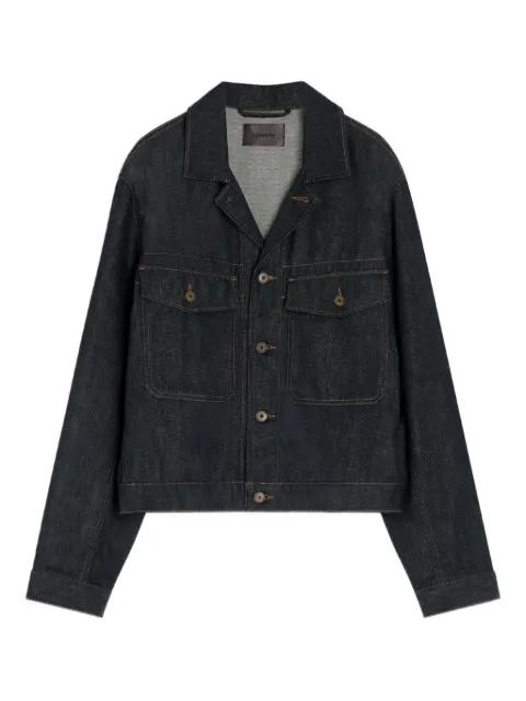 patch-pocket denim jacket by LEMAIRE