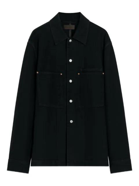 patch-pocket front-closure jacket by LEMAIRE