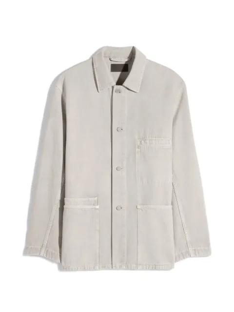 patch-pocket overshirt by LEMAIRE