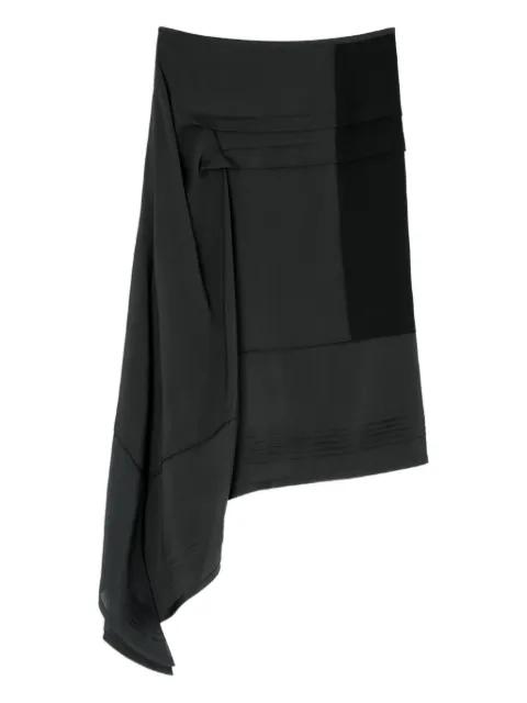 pleated asymmetric skirt by LEMAIRE