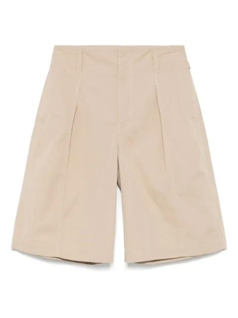 pleated bermuda shorts by LEMAIRE