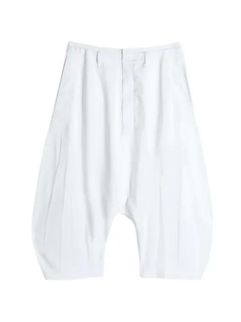 pleated bermuda shorts by LEMAIRE