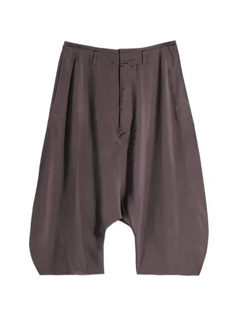 pleated bermuda shorts by LEMAIRE