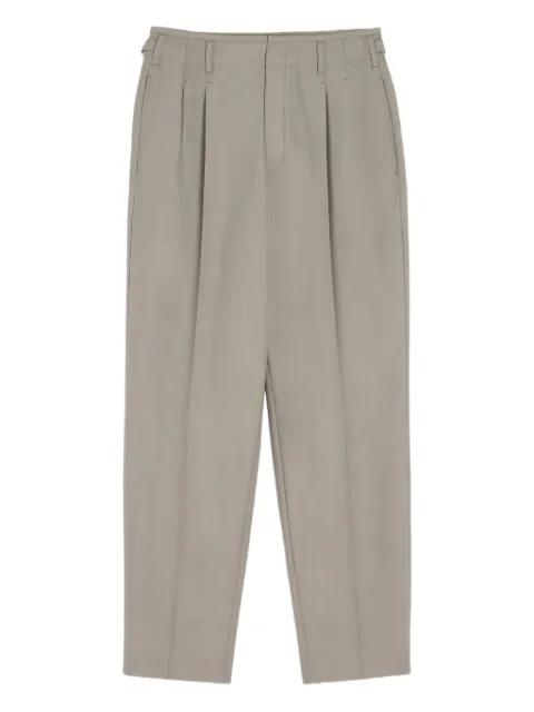 pleated-front side-adjustable trousers by LEMAIRE