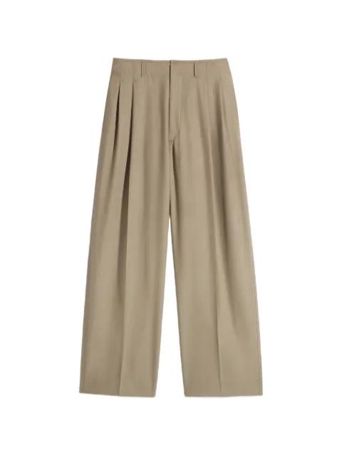 pleated tailored trousers by LEMAIRE