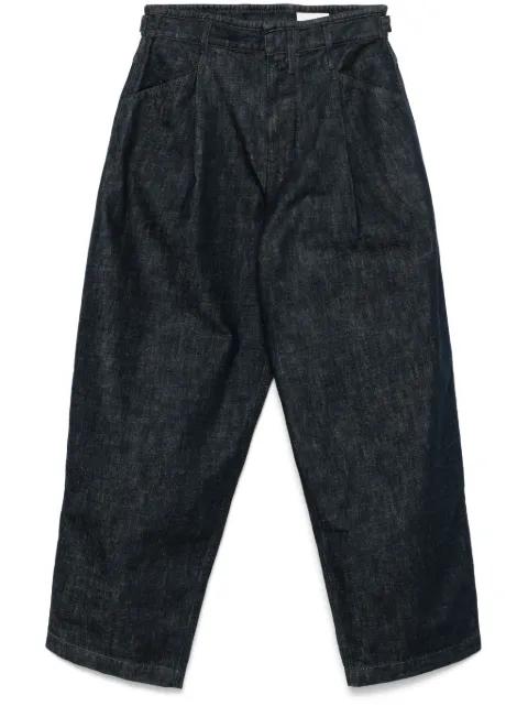pleated workwear jeans by LEMAIRE