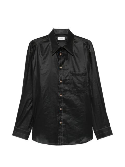 pocket topstitching shirt by LEMAIRE