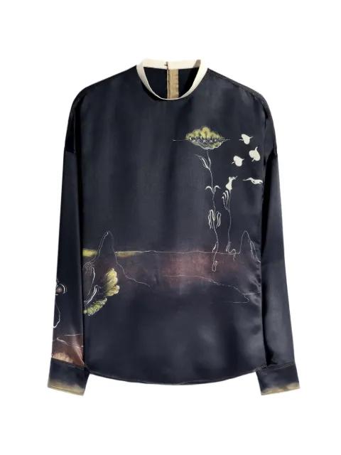 printed blouse by LEMAIRE
