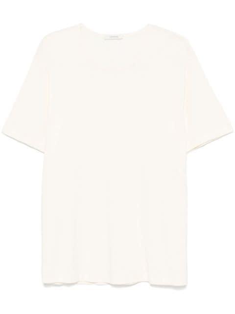 ribbed U-neck T-shirt by LEMAIRE