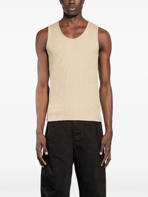 ribbed cotton tank top by LEMAIRE