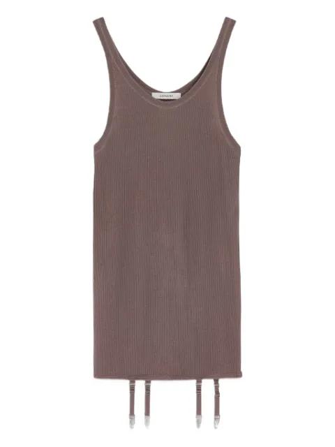ribbed suspender vest by LEMAIRE