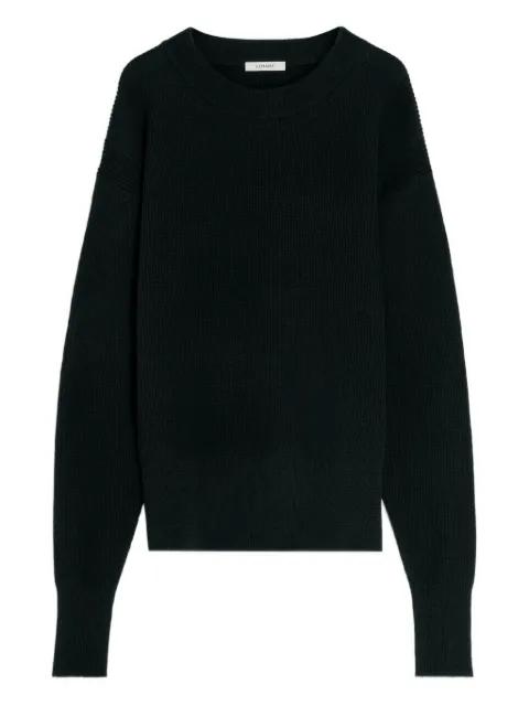 ribbed wool crewneck sweatshirt by LEMAIRE