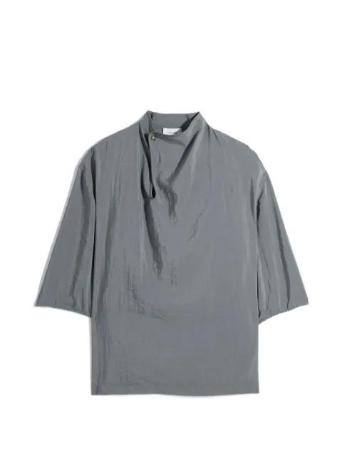 ruffled jewel button top by LEMAIRE