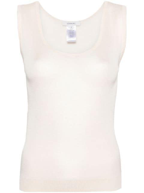 seamless semi-sheer tank top by LEMAIRE