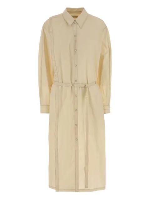 shirt belted dress by LEMAIRE
