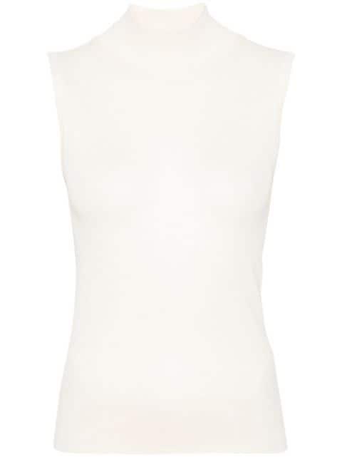 sleeveless knitted top by LEMAIRE