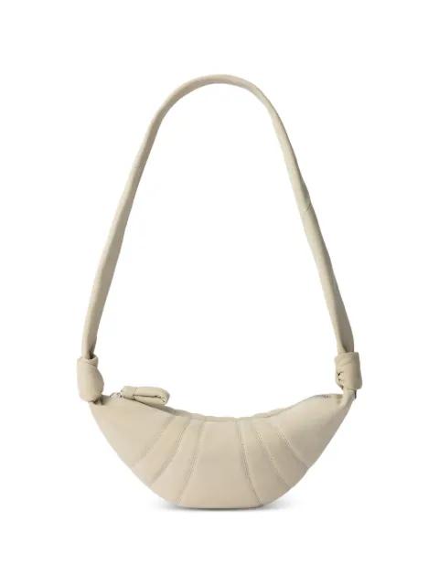small Croissant panelled leather shoulder bag by LEMAIRE