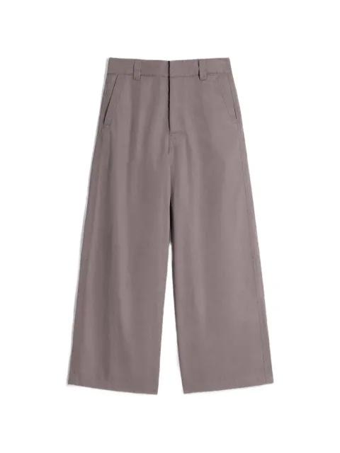 straight wide-leg trousers by LEMAIRE