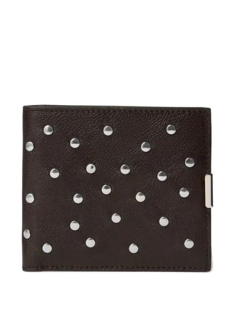 studded bi-fold wallet by LEMAIRE