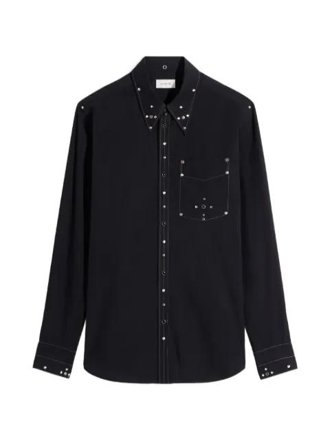studded fitted shirt by LEMAIRE