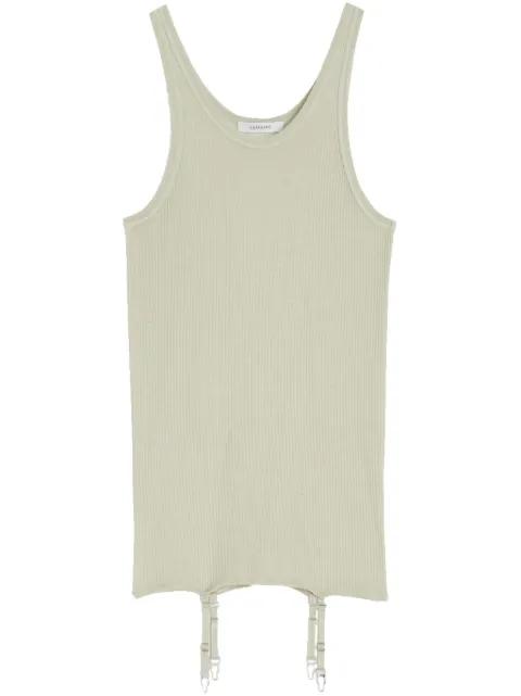 suspenders tank top by LEMAIRE