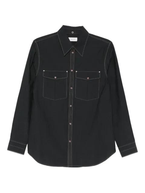 topstitching shirt by LEMAIRE