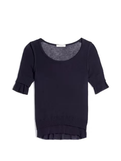 trompe l'oeil short-sleeve top by LEMAIRE