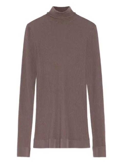 turtleneck ribbed top by LEMAIRE