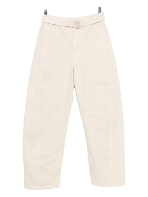 twisted belted trousers by LEMAIRE
