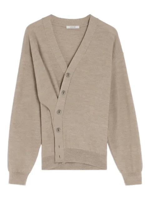 twisted button cardigan by LEMAIRE
