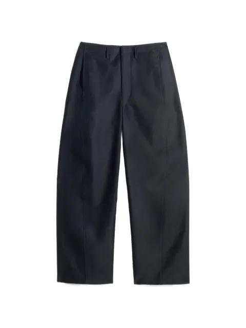 twisted chino trousers by LEMAIRE