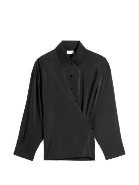 twisted collar shirt by LEMAIRE
