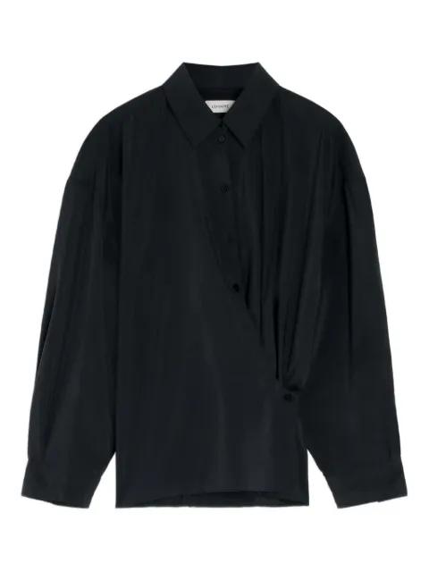 twisted-detailing long-sleeved shirt by LEMAIRE