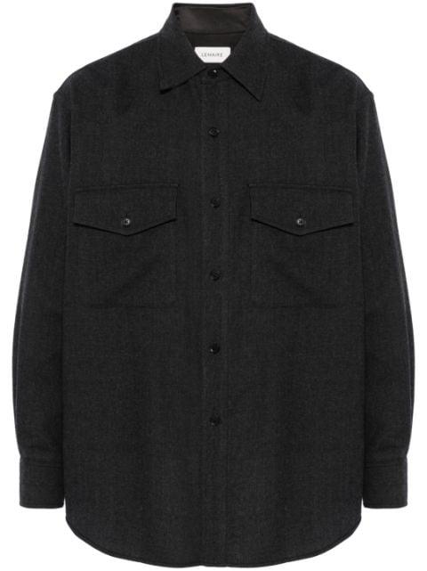 virgin-wool shirt by LEMAIRE