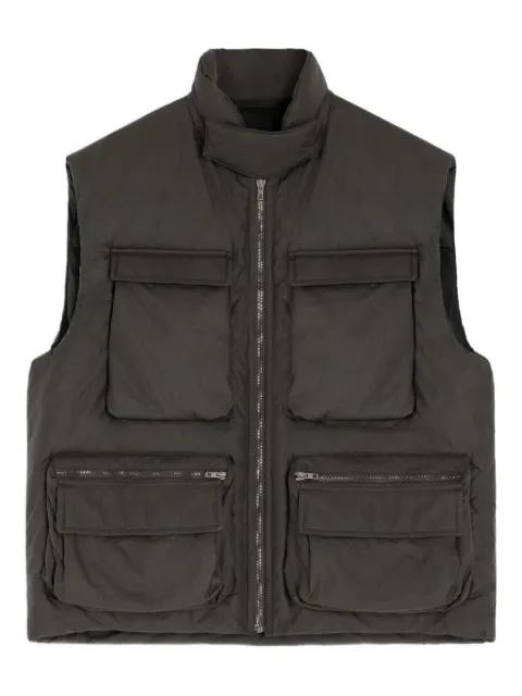 wadded pocket-detail gilet by LEMAIRE