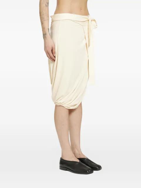wrap asymmetric skirt by LEMAIRE