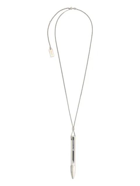 x Carl Auböck pen-pendant necklace by LEMAIRE