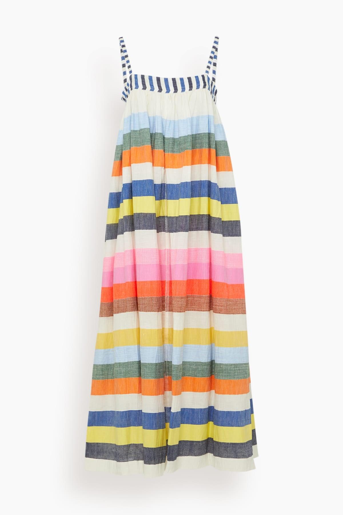 Eda Slip Dress in Pariti Fiesta by LEMLEM