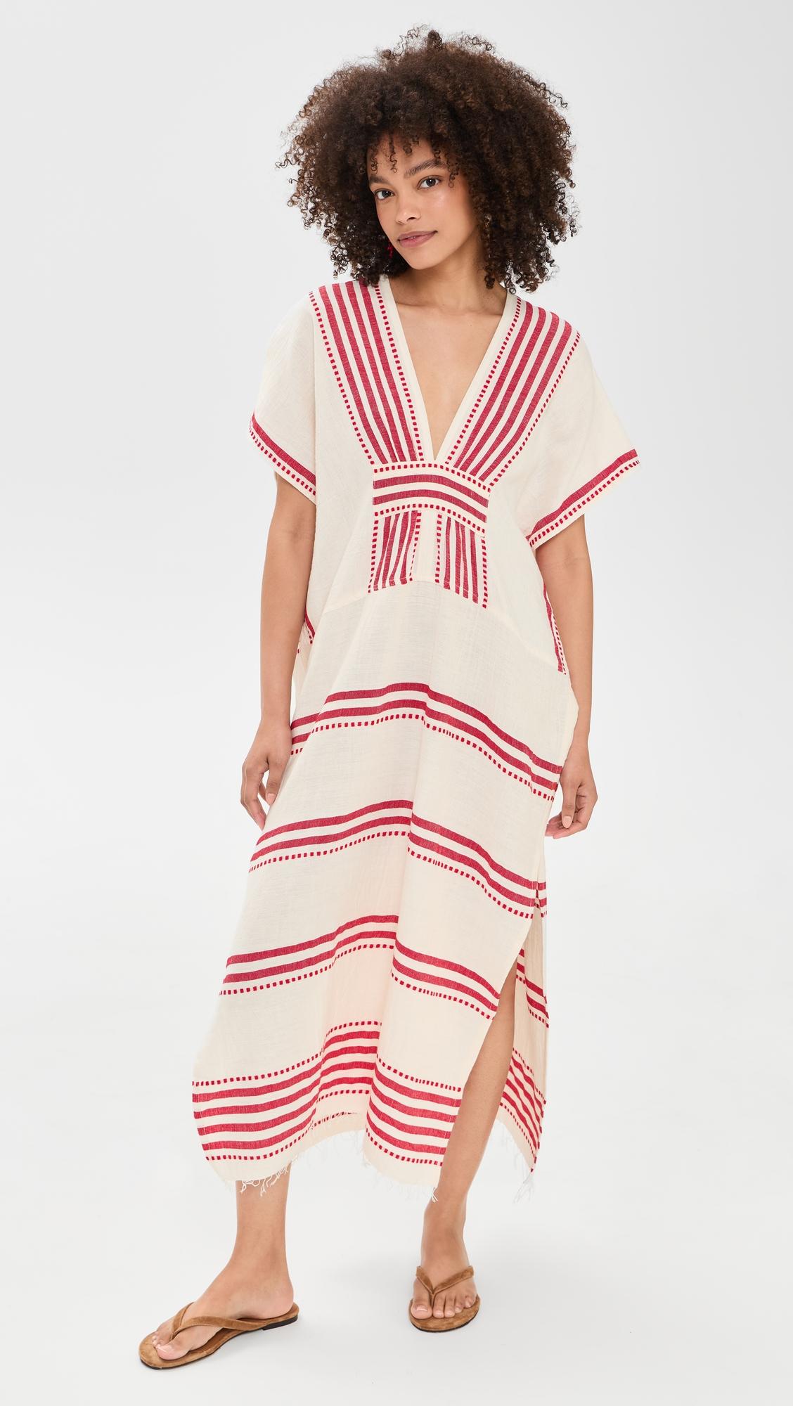 Gasira | V Neck Caftan by LEMLEM