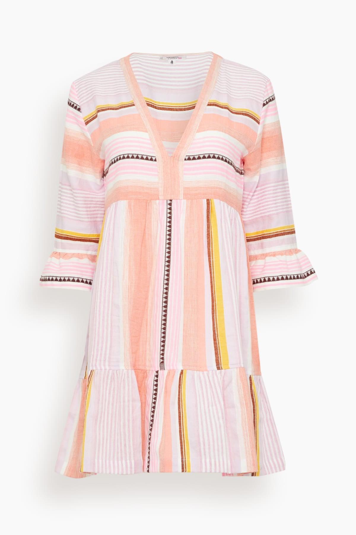Hanna Flutter Dress in Kiremiti Pink by LEMLEM