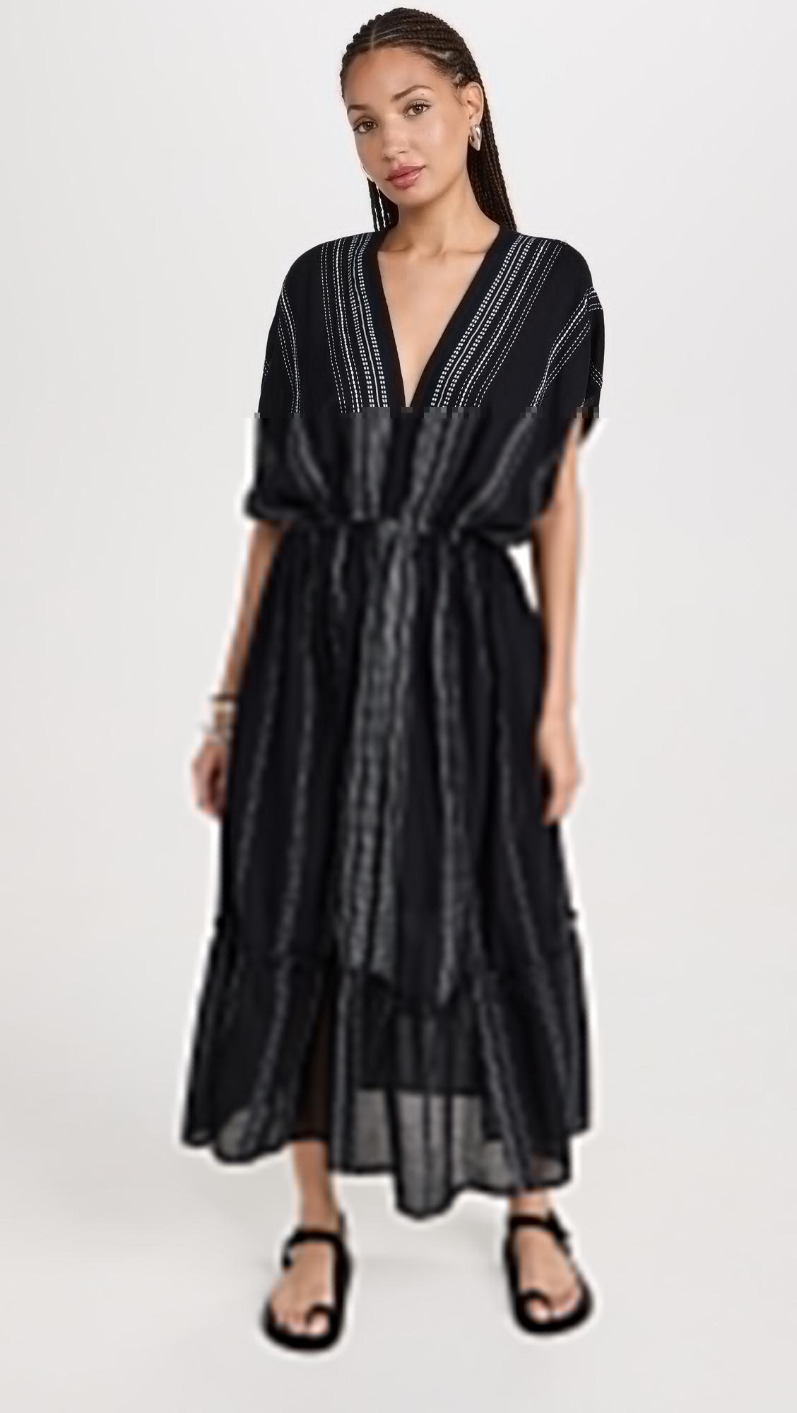 Leliti Plunge Neck Dress by LEMLEM