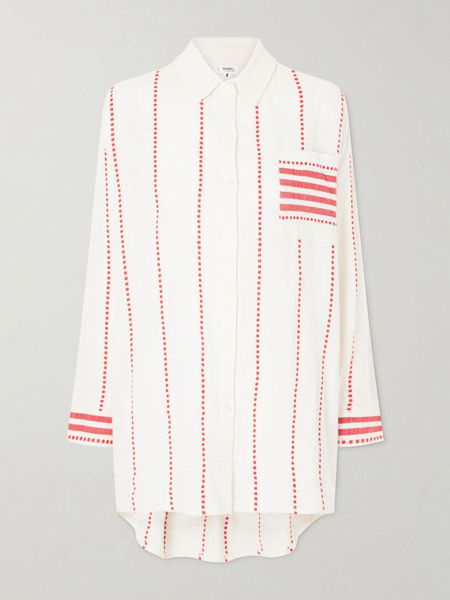 Mariam cotton-gauze shirt by LEMLEM