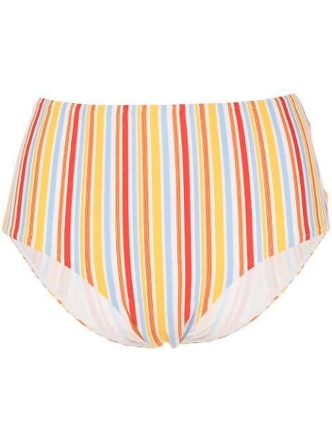 Mokati high-waisted bikini bottoms by LEMLEM