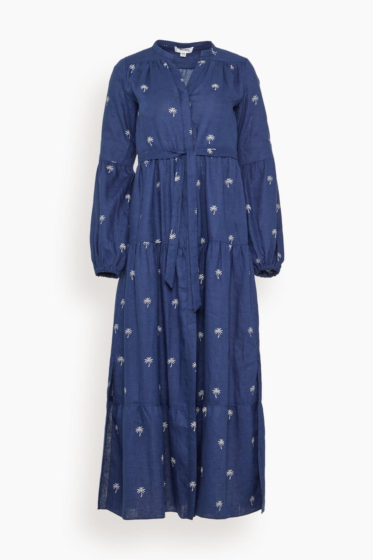 Nesanet Dress in Zafi Navy by LEMLEM