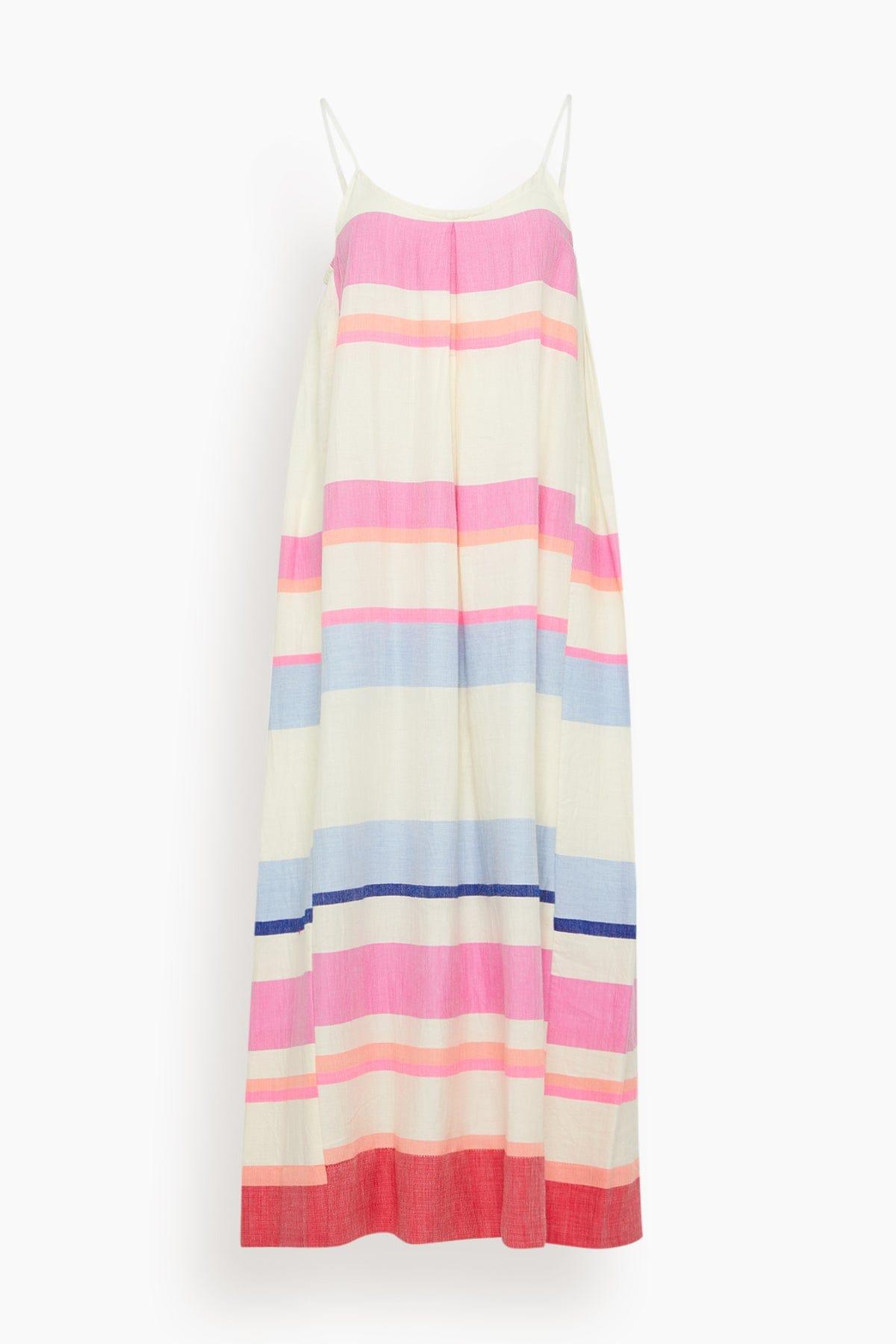 Nia Slip Dress in Desita Pink by LEMLEM