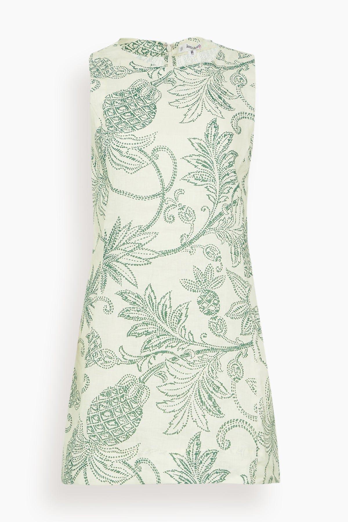 Persinna Dress in Mokata Green by LEMLEM
