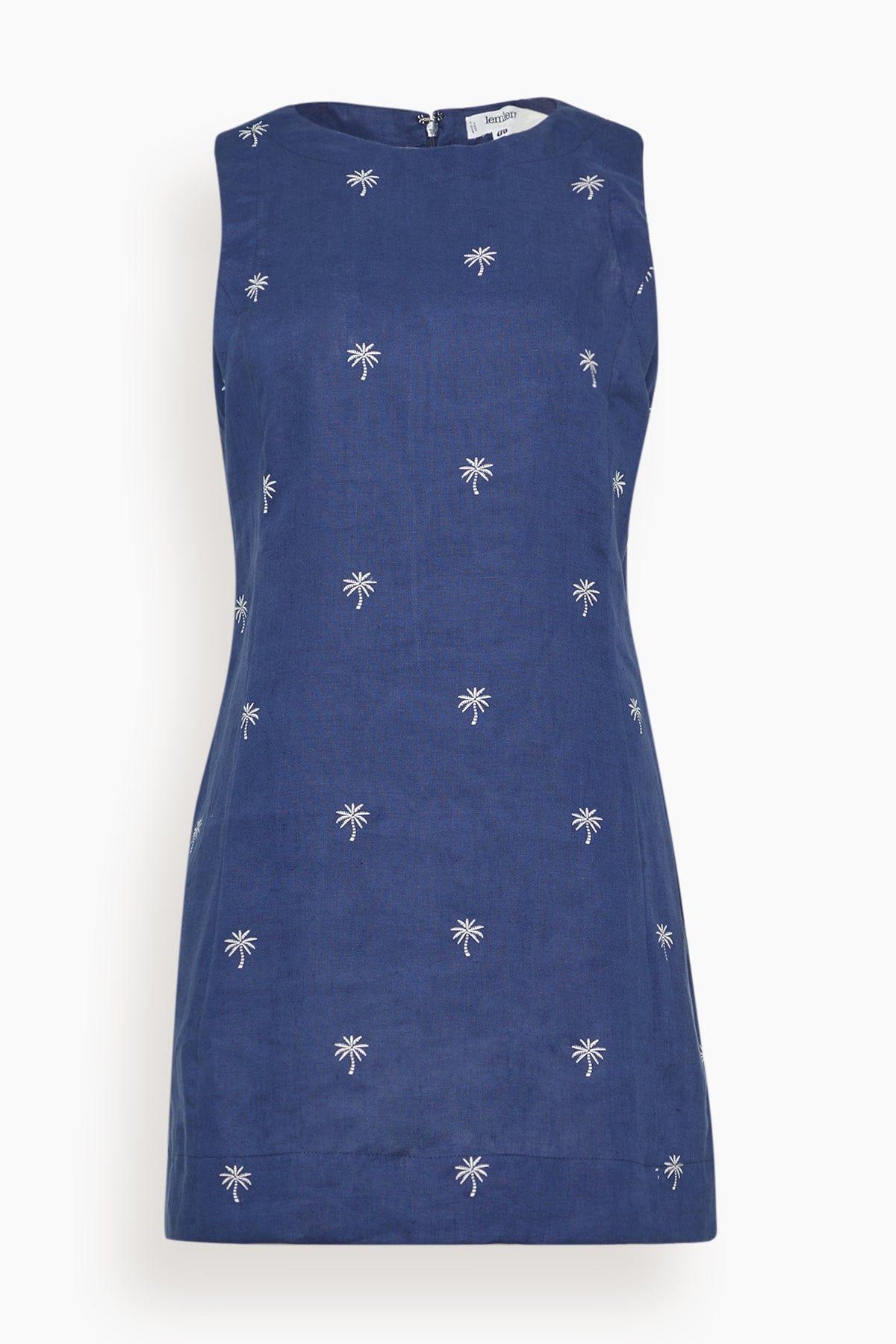 Persinna Shift Dress in Zafi Navy by LEMLEM