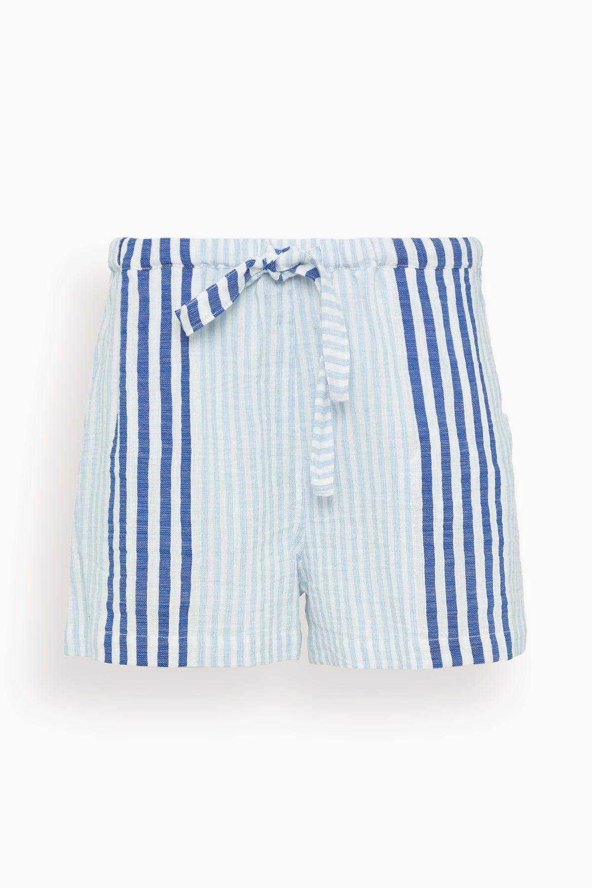 Safia Shorts in Shemizi Blue by LEMLEM