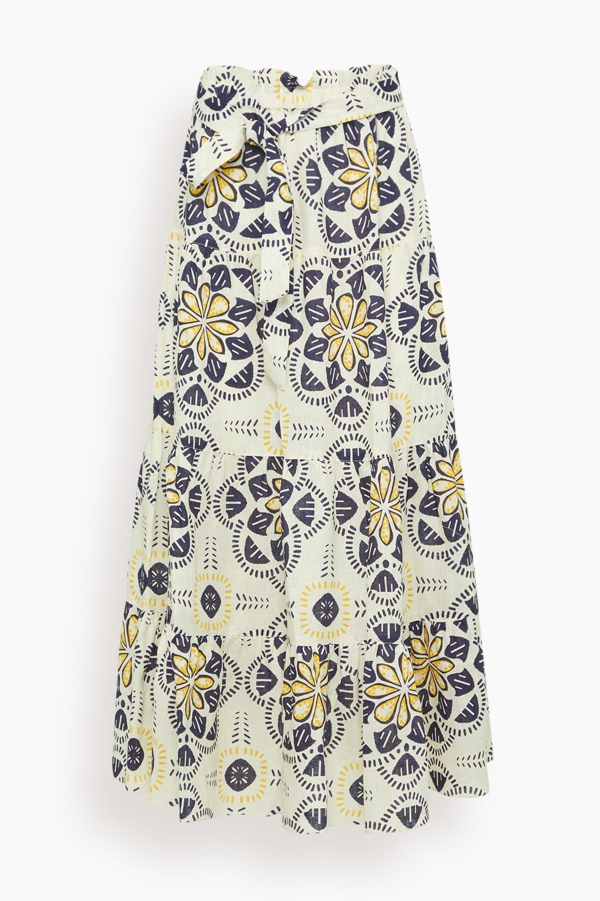Sanaa Skirt in Adey Soleil by LEMLEM