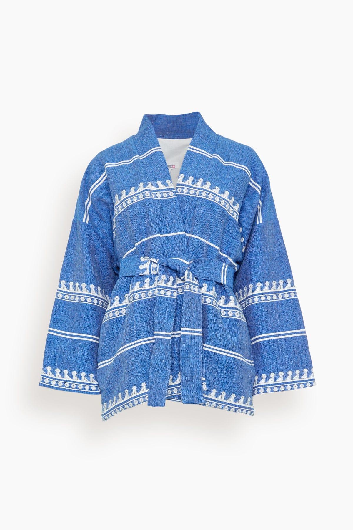 Terara Jacket in Tebibi Blue by LEMLEM